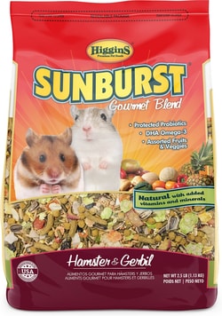 Higgins Sunburst hamster food